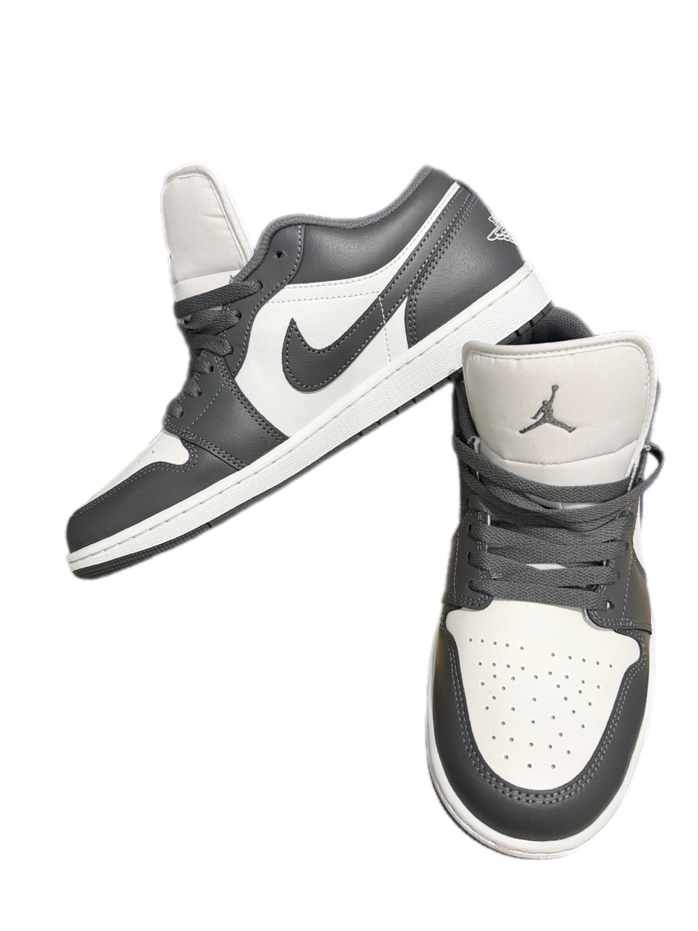 Nike Air Jordan 1 Low - Gray/White Men’s Sneakers BNIB - SZ M10.5